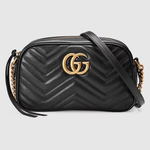 Túi Gucci GG Marmont Small Shoulder Bag Nữ Màu Đen